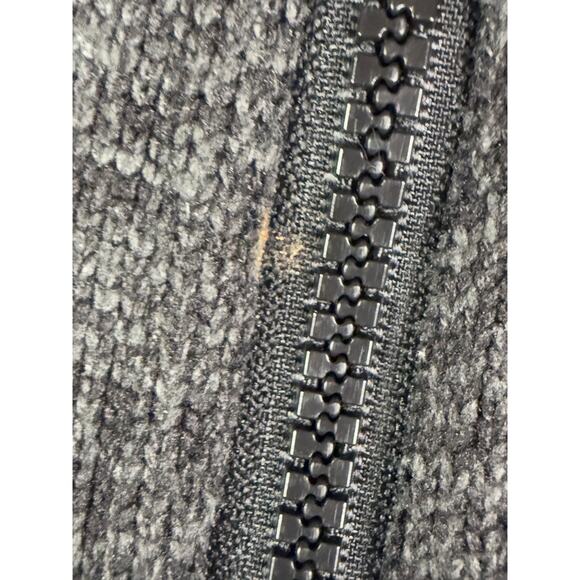 Woolrich Grindstone Fleece Woven Vest Gray Black Heather Outdoor Mens XL EUC - Picture 3 of 7